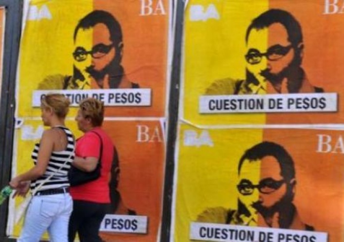 foto: En Córdoba también pegaron afiches contra Jorge Lanata
