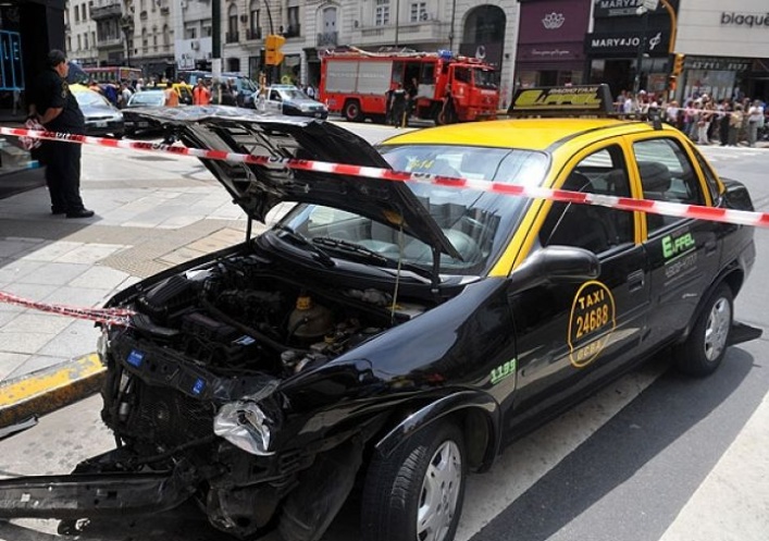 foto: El taxista que atropelló y mato a una joven en Recoleta dice que no recuerda el momento del choque 