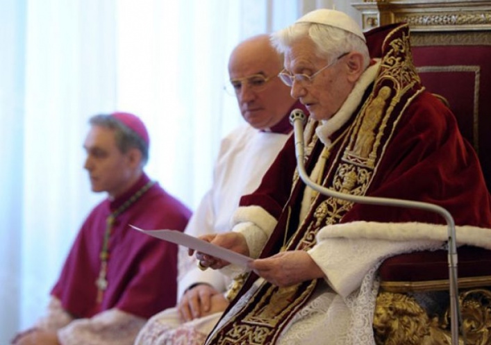 foto: Benedicto XVI deja el papado el 28 de febrero "por falta de fuerzas"