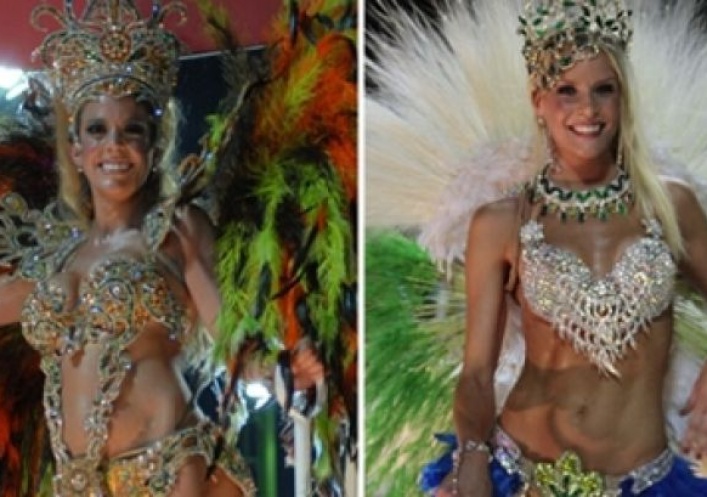 foto: Virginia Gallardo y "La Sueca" calentaron el Carnaval de Corrientes