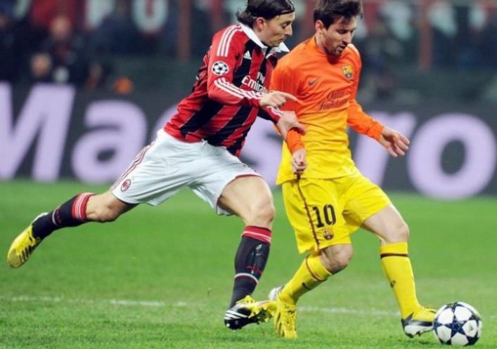 foto: El gran golpe: Milan fue superior y venció al Barcelona