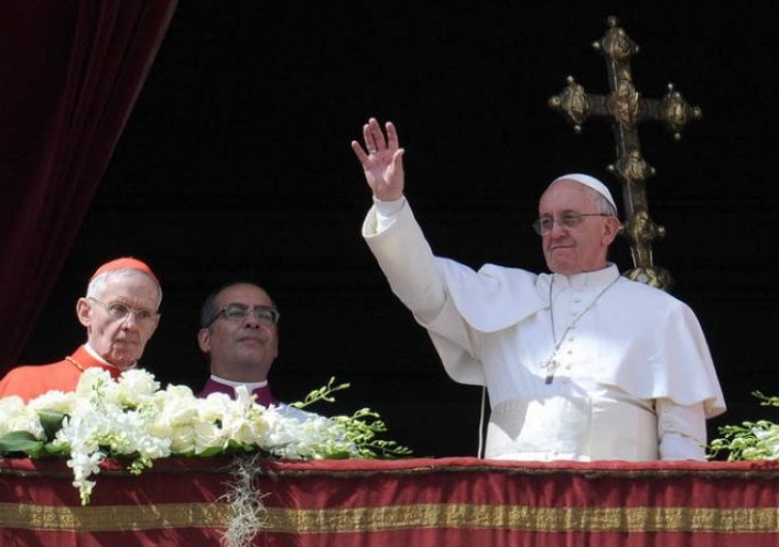 foto: En su primera Pascua como papa, Francisco llamó a la paz en Siria y Corea
