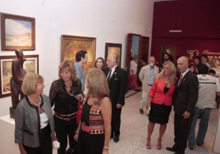 foto: Muestra internacional en la inauguración de los festejos cincuentenarios del Bellas Artes