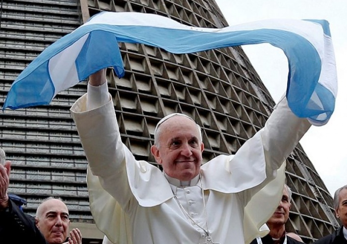 foto: El Papa a la Selección argentina: "Son referentes de la paz social"