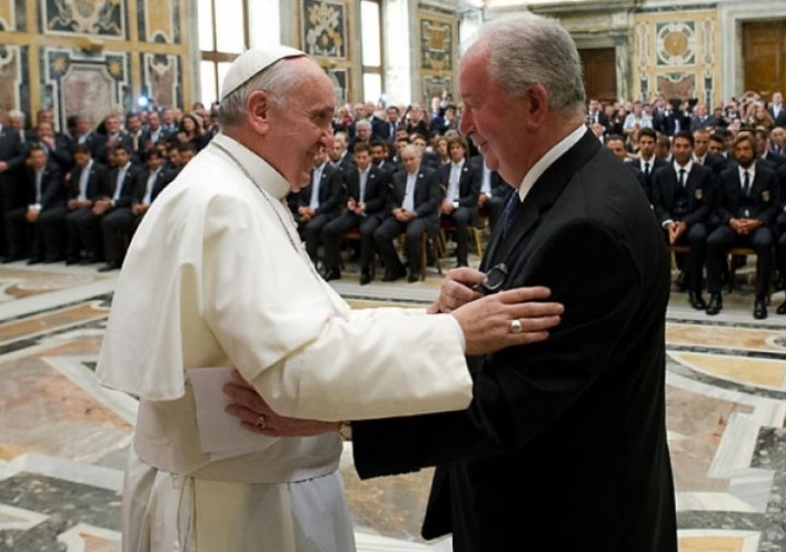 foto: Desopilante anécdota de la visita al Papa: ¿Vino "El Tula"? ¡Que entre!