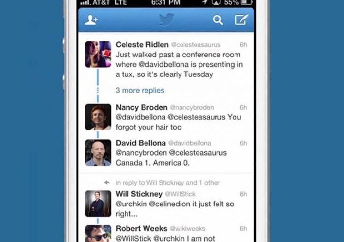 foto: Twitter suma más cambios para mostrar las conversaciones de los usuarios