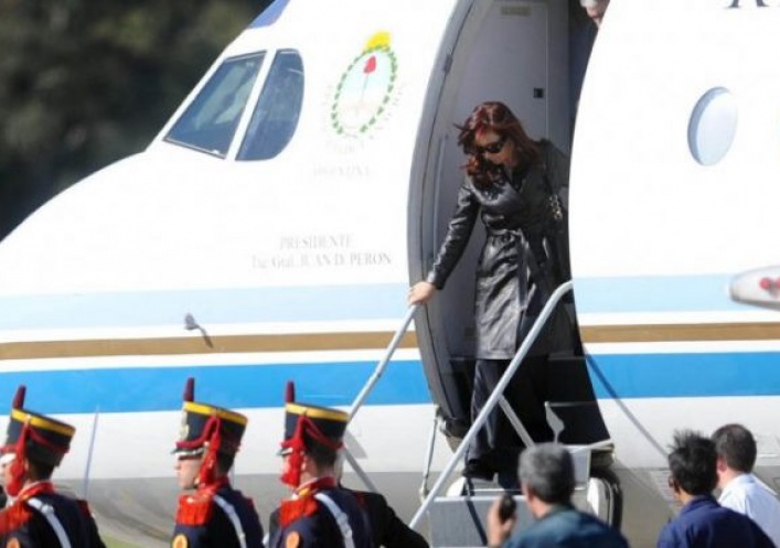 foto: La Presidente viajó a Río Gallegos para conmemorar el cumpleaños de Néstor Kirchner