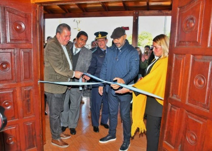 foto: Valdés inauguró un nuevo Destacamento del PRIAR en Alvear