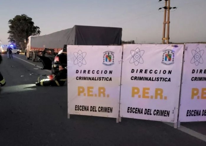 foto: Una familia murió en un trágico choque cuando se dirigia hacia Corrientes 