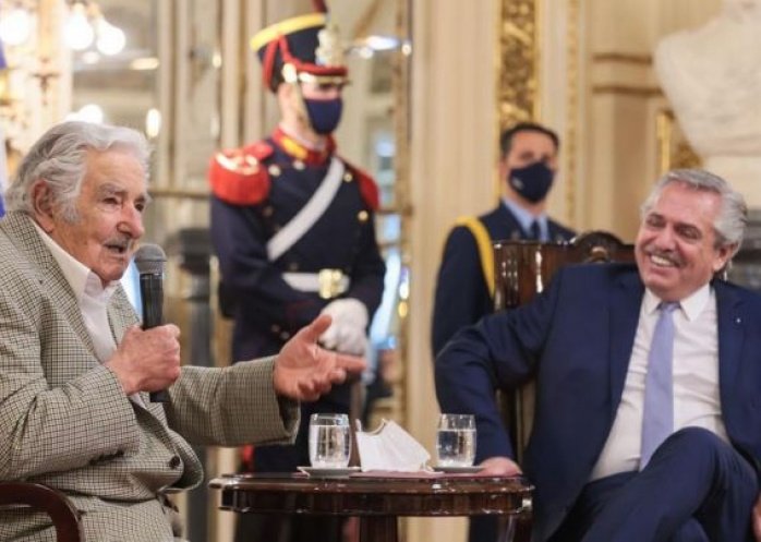 foto: Mujica se reunió con Alberto Fernández en Argentina