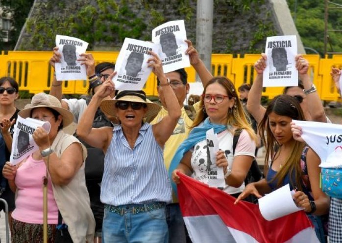foto: Obelisco: manifestantes exigieron justicia por Fernando Báez Sosa